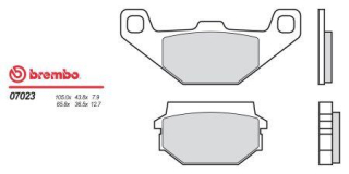 BREMBO brzdové destičky moto 07023