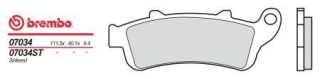 BREMBO brzdové destičky moto 07034