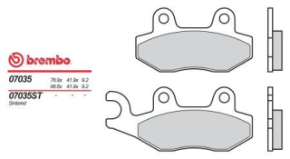 BREMBO brzdové destičky moto 07035