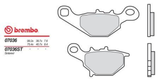 BREMBO brzdové destičky moto 07036