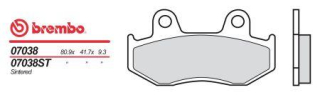 BREMBO brzdové destičky moto 07038