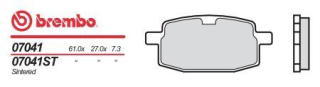BREMBO brzdové destičky moto 07041