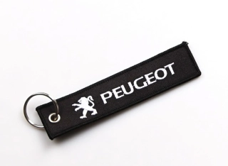 TXR Textilní klíčenka Peugeot