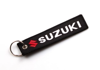TXR Textilní klíčenka Suzuki