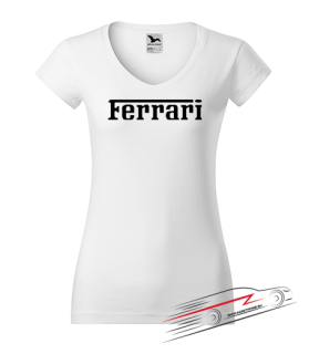 Dámské triko s motivem Ferrari
