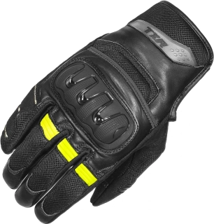 TXR Rukavice na motorku Aerosport černo-fluo žluté XL