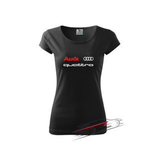 Dámské triko s motivem AUDI Quattro