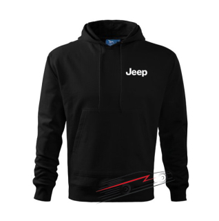 Pánská mikina s motivem JEEP 053 černá 3XL