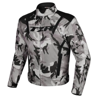 TXR Bunda na motorku Gunner Camo šedá 3XL