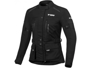TXR Dámská bunda na motorku Visper černá 4XL
