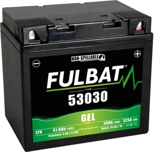 FULBAT 53030 12V 30Ah 300A (F60-N30L-A) 186x130x171mm P+ GEL bezúdržbová motobaterie