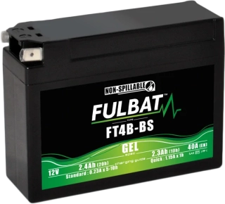 FULBAT FT4B-BS 12V 2,3Ah 40A 113x38x85mm L+ GEL bezúdržbová motobaterie