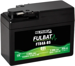 FULBAT FTR4A-BS 12V 2,3Ah 45A 113x48x85mm L+ GEL bezúdržbová motobaterie