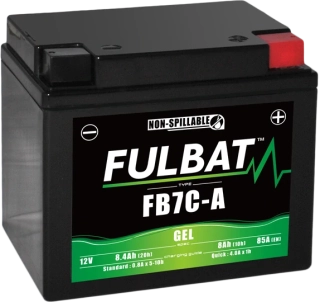 FULBAT FB7C-A 12V 7Ah 85A 129x89x114mm P+ GEL bezúdržbová motobaterie