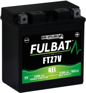 FULBAT FTZ7V 12V 6,5Ah 105A 113x70x105mm P+ GEL bezúdržbová motobaterie