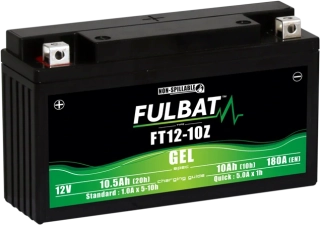 FULBAT FT12-10Z 12V 10Ah 180A (YT12-10Z) 194x59x112mm L+ GEL bezúdržbová motobaterie