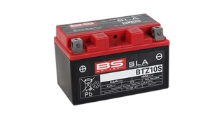 BS-BATTERY BTZ10S 12V 8.6Ah 190A (YTZ10S) 150x88x93mm L+ AGM bezúdržbová motobaterie