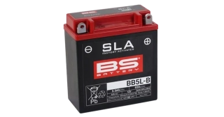 BS-BATTERY BB5L-B 12V 5Ah 65A (YB5L-B) 120x60x130mm P+ AGM bezúdržbová motobaterie