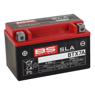 BS-BATTERY BTX7A 12V 6Ah 105A (YTX7A) 150x87x93mm L+ AGM bezúdržbová motobaterie