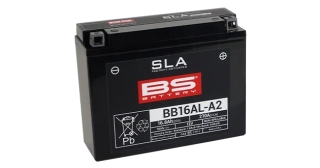 BS-BATTERY BB16AL-A2 12V 16Ah 160A (YB16AL-A2) 205x70x162mm P+ AGM bezúdržbová motobaterie