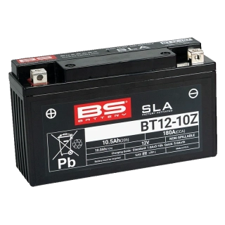 BS-BATTERY BT12-10Z 12V 10Ah 180A (YT12-10Z) 194x59x112mm L+ AGM bezúdržbová motobaterie
