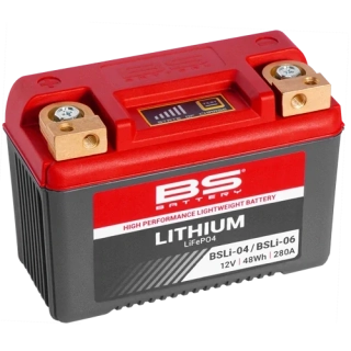 BS-BATTERY BSLI-04/BSLI-06 12V 4Ah 280A L+ LiFePO4 lithiová motobaterie