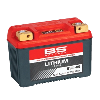 BS-BATTERY BSLI-05 12V 4Ah 280A P+ LiFePO4 lithiová motobaterie