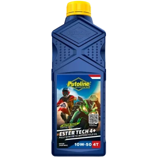 PUTOLINE Motorový olej Ester Tech 4T+ 10W50 1L Road/OFF-Road