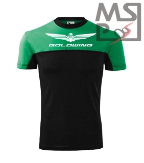 MSP Pánské triko s motivem Honda Goldwing S zelené
