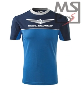MSP Pánské triko s motivem Honda Goldwing M modré