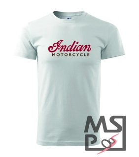 MSP Pánské triko s moto motivem 89 Indian S bílé