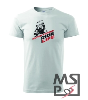 MSP Triko s motivem Yamaha Super tenere - ride for life L