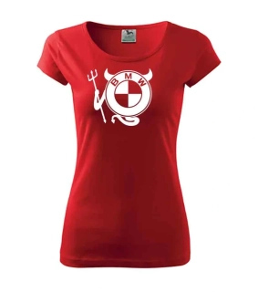 Dámské triko s motivem BMW devil