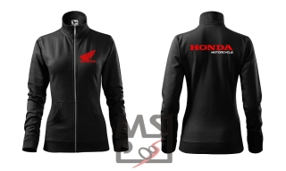 Dámská mikina s motivem Honda zipová 10 černá M