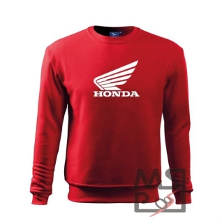 Pánská mikina s motivem Honda 15 červená L