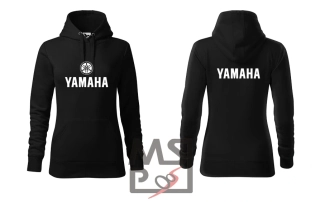 Dámská mikina s motivem YAMAHA S černá