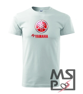 MSP Pánské triko s moto motivem 66 My YAMAHA bílé L
