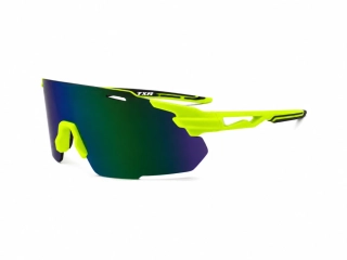 TXR Sportovní polarizační brýle Spin černo-fluo žluté