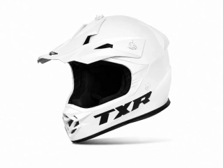 TXR Dětská motokrosová přilba Stormy bílá S
