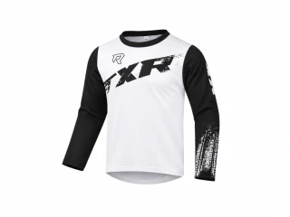 TXR Dětský motokrosový dres Pulse bílo-černý L