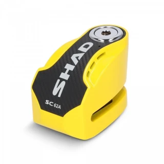 SHAD Zámek na kotouč s alarmem SC62A C0S6213A žlutá čep 10 mm