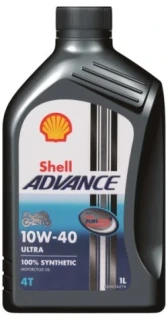 SHELL Motorový olej Advance Ultra 4T 10W40 1L