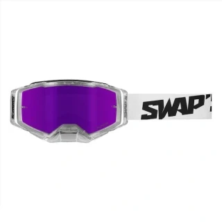 SWAPS Motokrosové brýle Aurus bílé