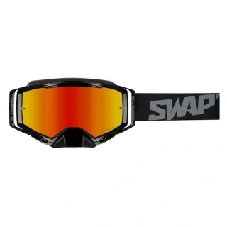 SWAPS Motokrosové brýle Aurus černé