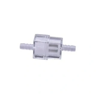 Palivový filtr na motorku 6 mm (1/4") průhledný