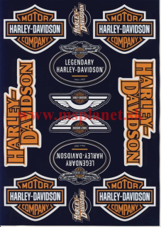 Nálepky moto Harley-Davidson