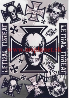 Nálepky moto Lethal Treath