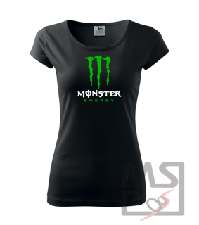 Dámské triko s motivem Monster energy