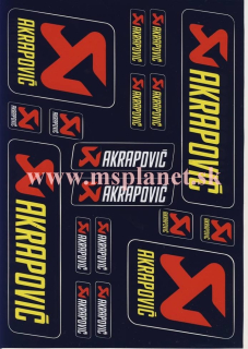 Nálepky moto Akrapovič