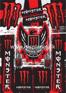 Nálepky moto Monster Energy 8